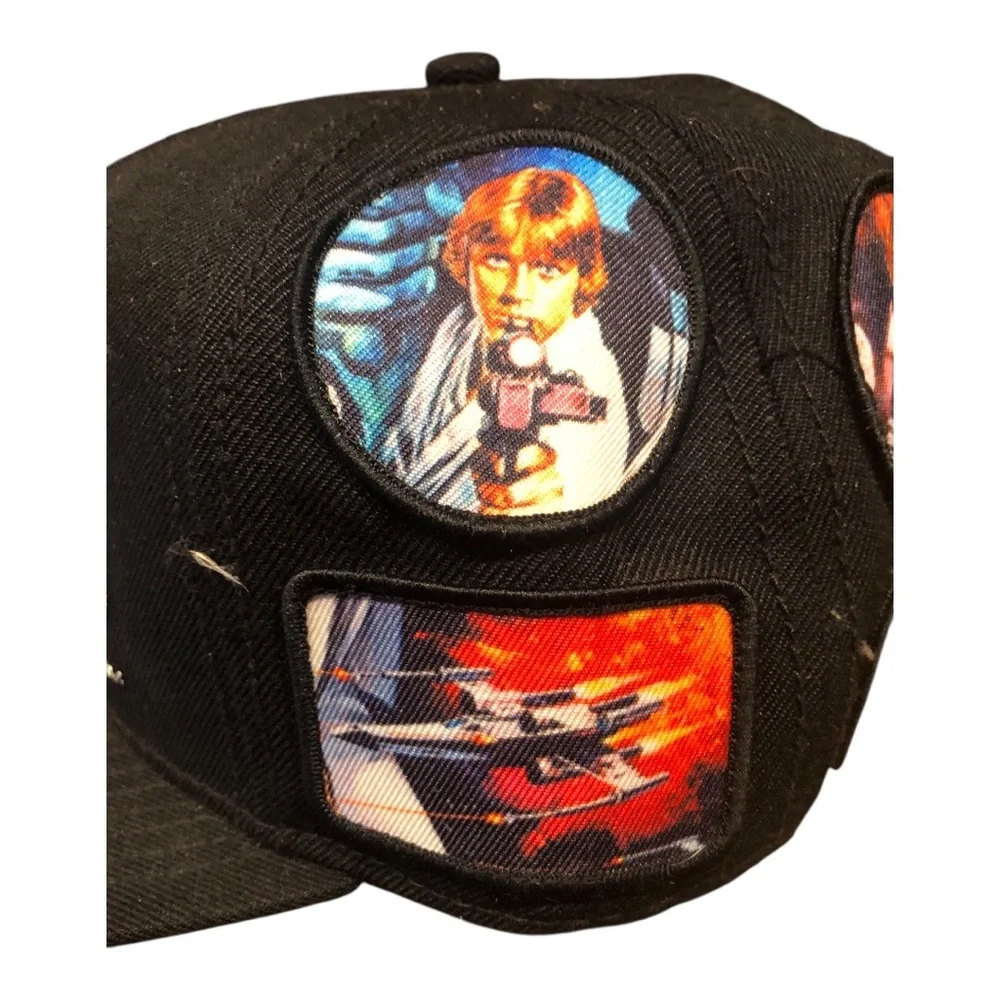 Star Wars Color Omni Patch Snapback Flat Brim Cap Hat